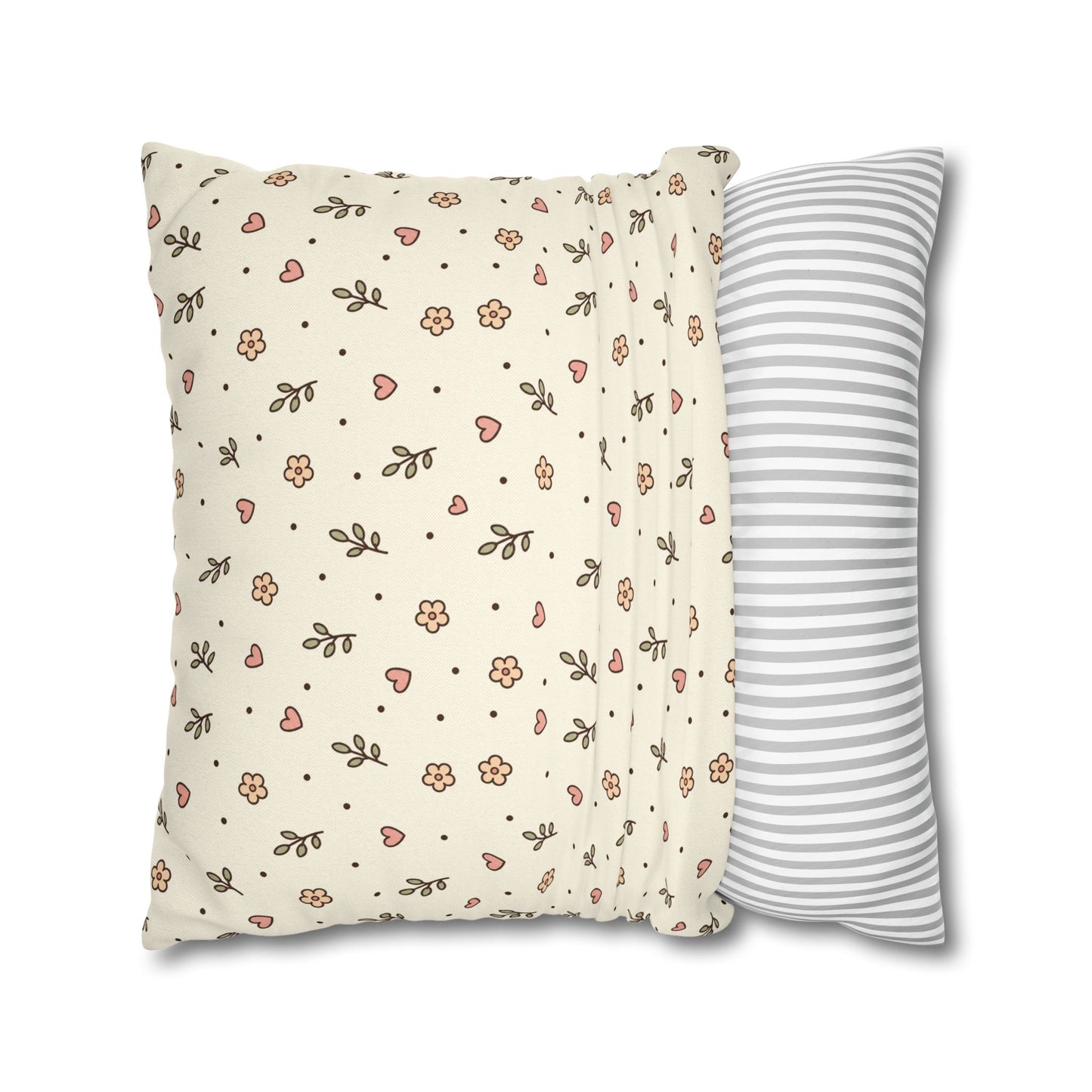Tiny Floral Pattern Throw Pillowcase