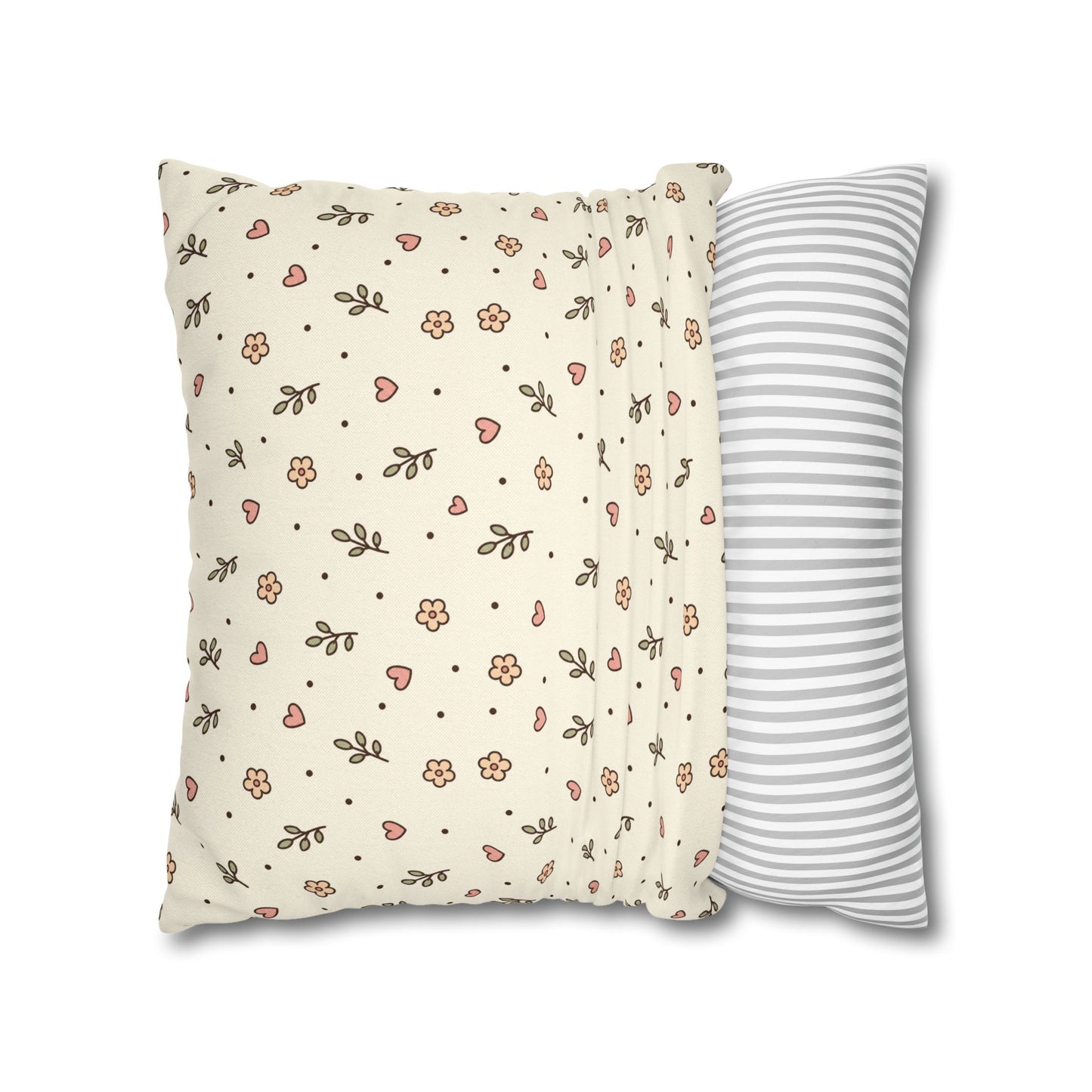 Tiny Floral Pattern Throw Pillowcase