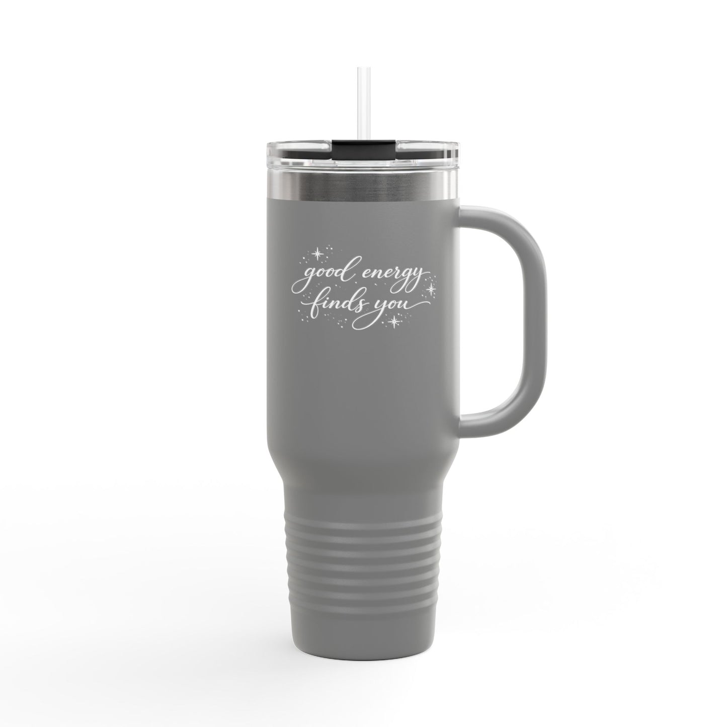 Good Energy Finds You Travel Mug | 40oz Insulated Tumbler