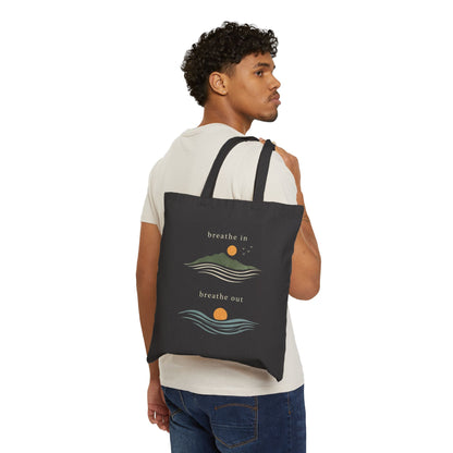 Breathe In Breathe Out Tote Bag | Earths Day Special