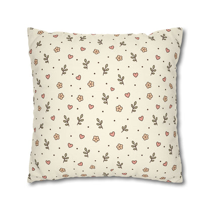 Tiny Floral Pattern Throw Pillowcase