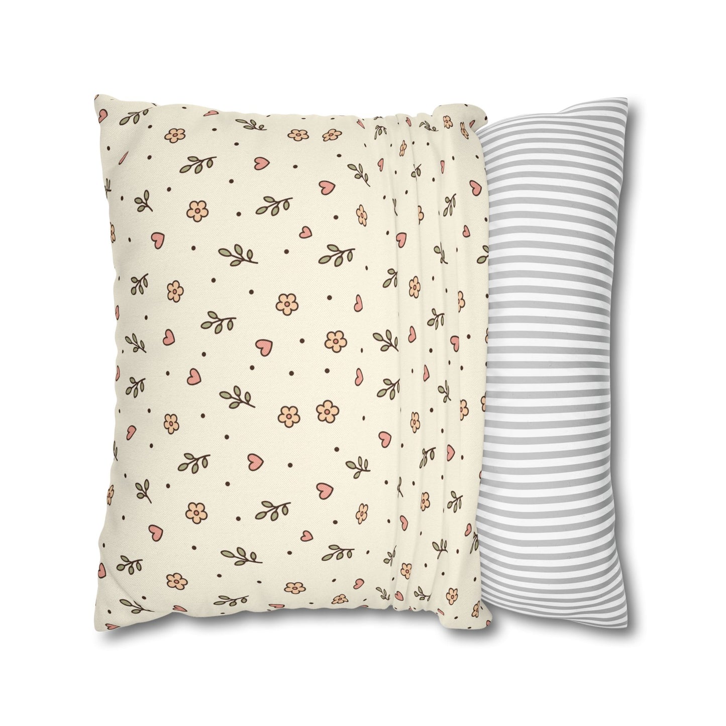 Tiny Floral Pattern Throw Pillowcase