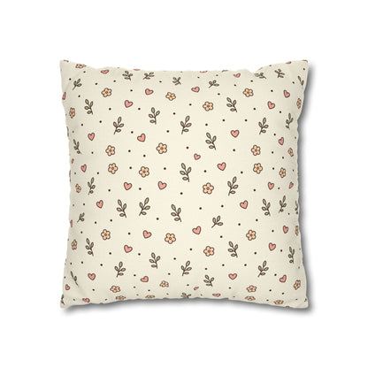Tiny Floral Pattern Throw Pillowcase
