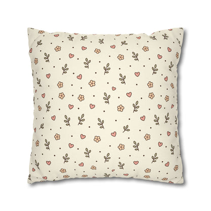 Tiny Floral Pattern Throw Pillowcase