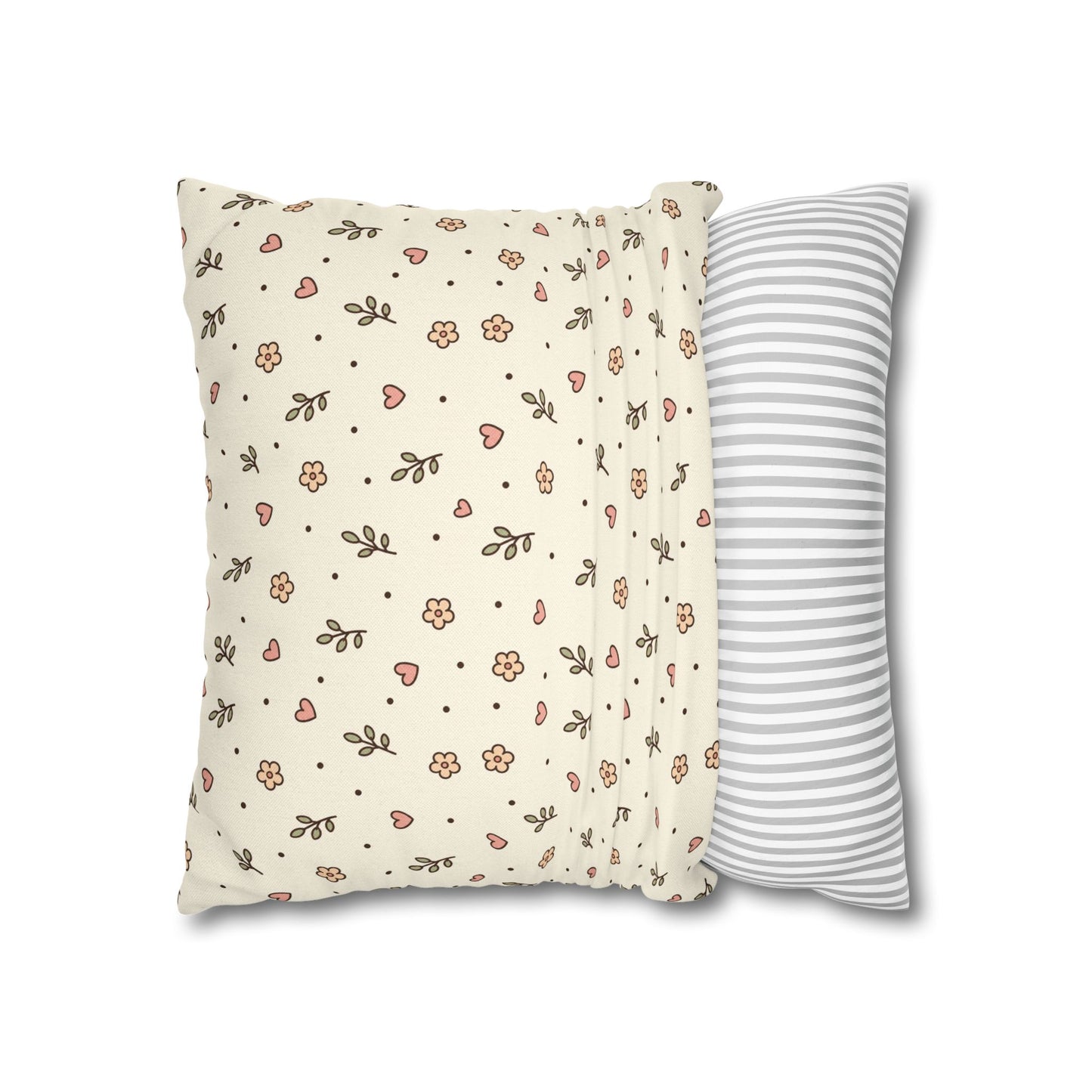 Tiny Floral Pattern Throw Pillowcase