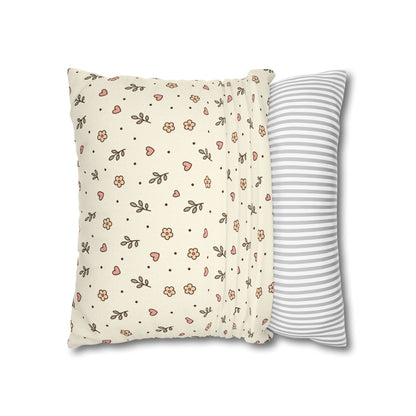 Tiny Floral Pattern Throw Pillowcase