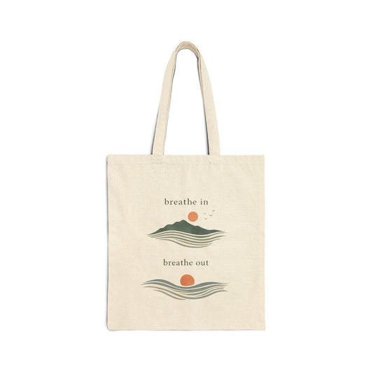 Breathe In Breathe Out Tote Bag | Earths Day Special