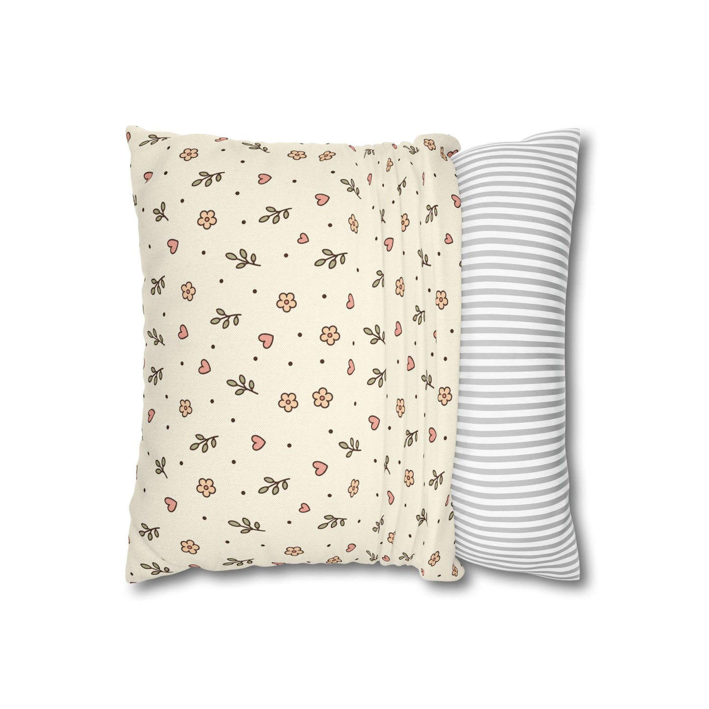 Tiny Floral Pattern Throw Pillowcase