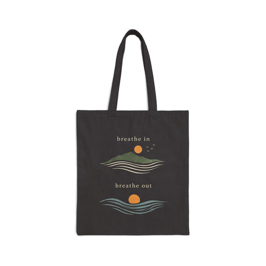 Breathe In Breathe Out Tote Bag | Earths Day Special