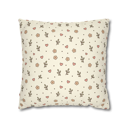 Tiny Floral Pattern Throw Pillowcase