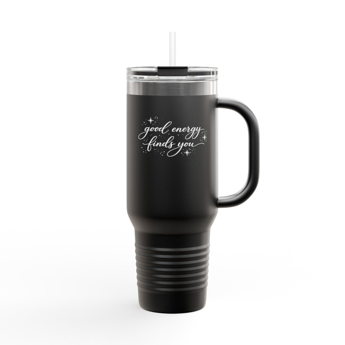 Good Energy Finds You Travel Mug | 40oz Insulated Tumbler