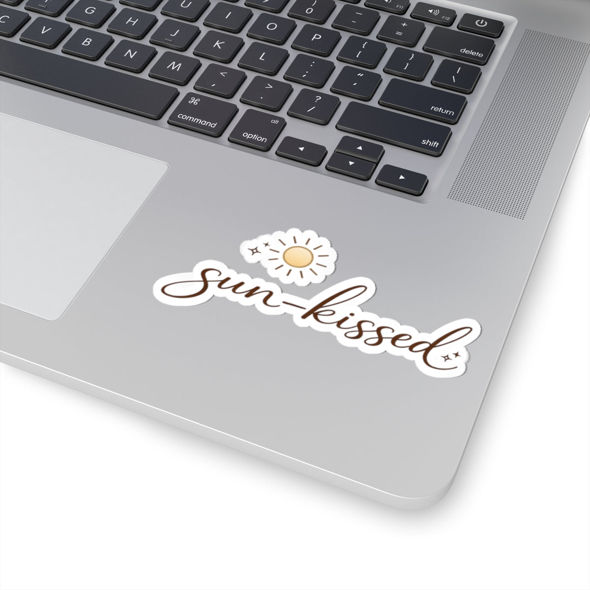 Sun-kissed script logo Kiss-Cut Sticker | daisy sun illustration