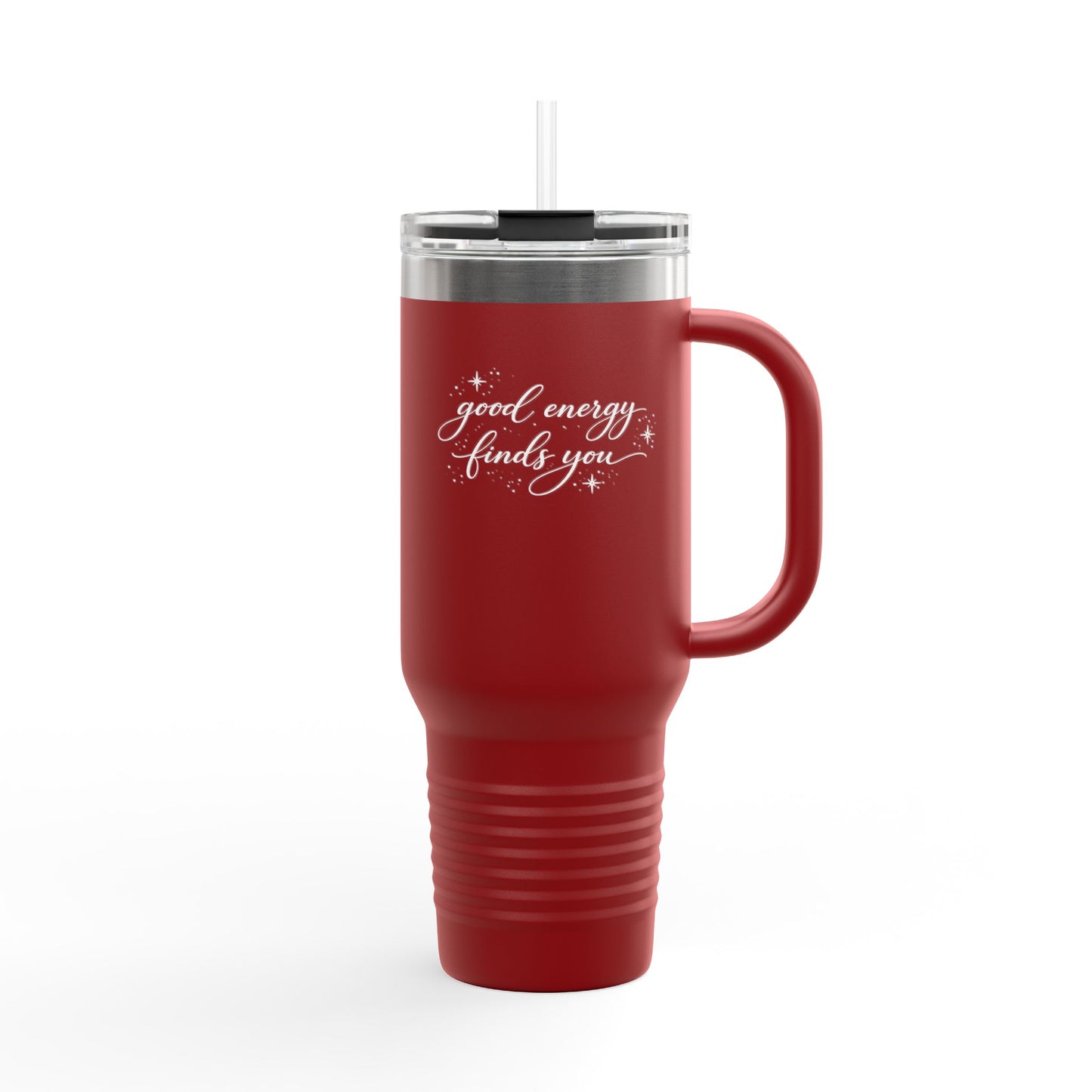 Good Energy Finds You Travel Mug | 40oz Insulated Tumbler
