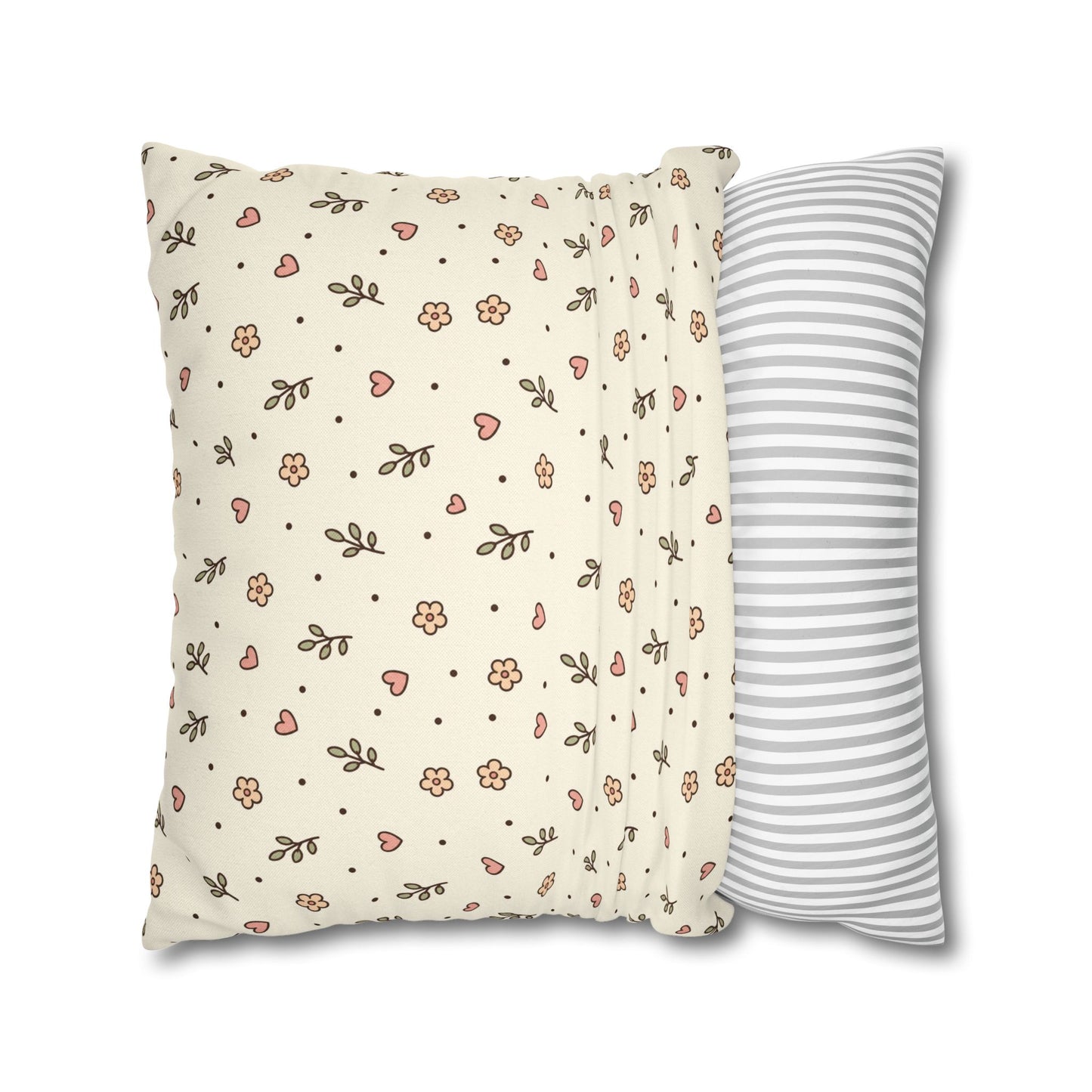 Tiny Floral Pattern Throw Pillowcase