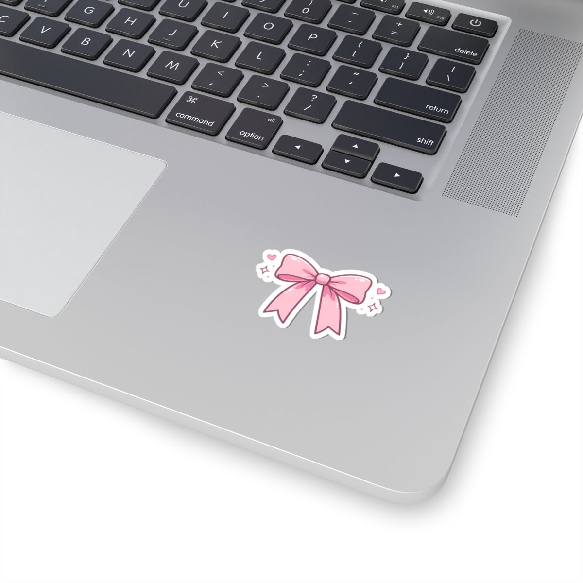 Pink Bow Kiss-Cut Sticker