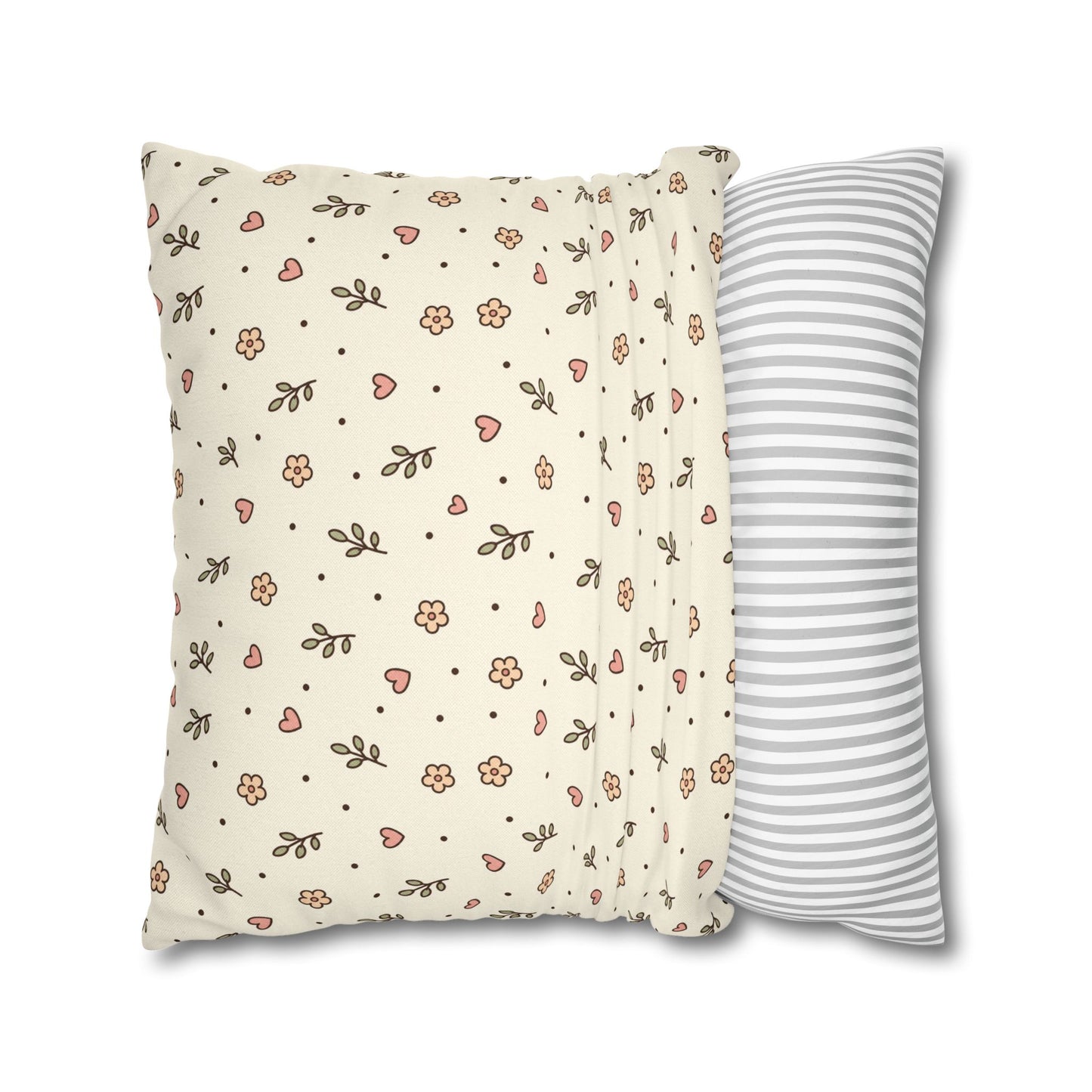 Tiny Floral Pattern Throw Pillowcase