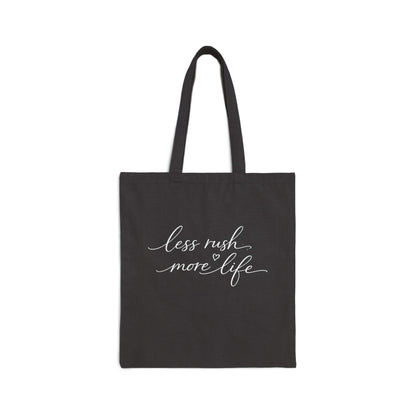 Cotton Canvas Tote Bag