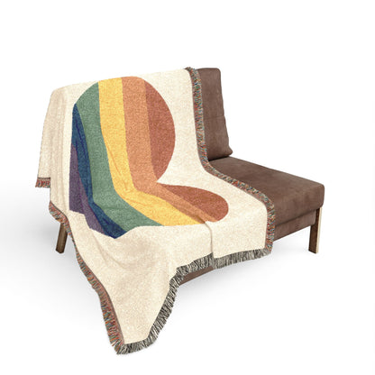 Pride Heart Woven Blanket