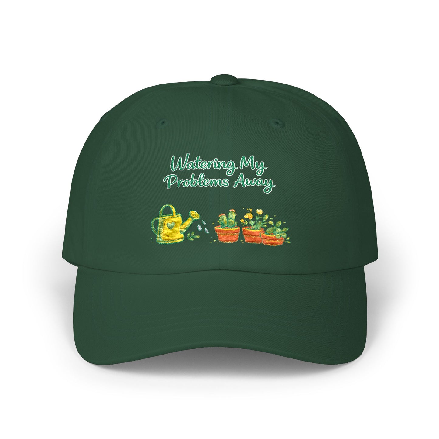 Watering My Problems Away Dad Cap