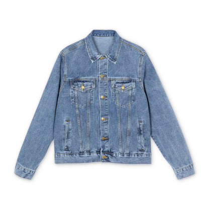 Denim Jacket — Rainbow Pride Heart Back Patch