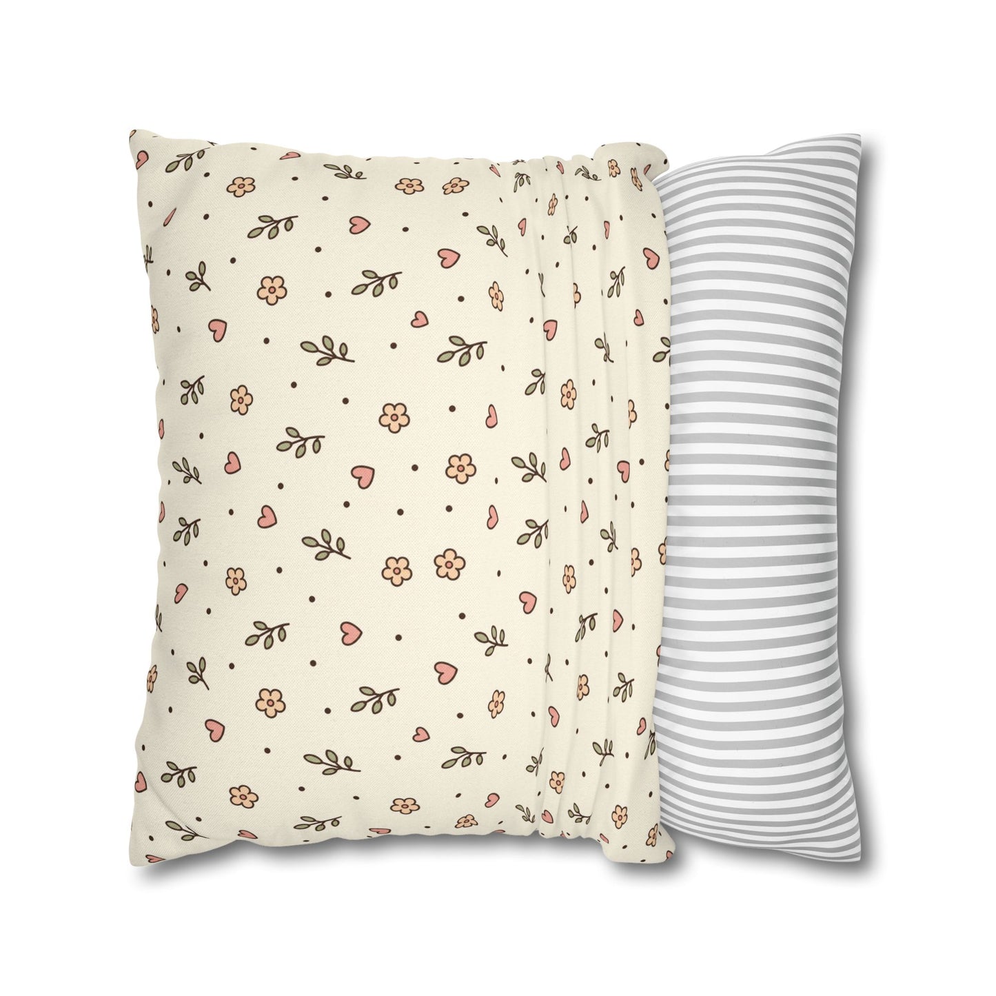 Tiny Floral Pattern Throw Pillowcase