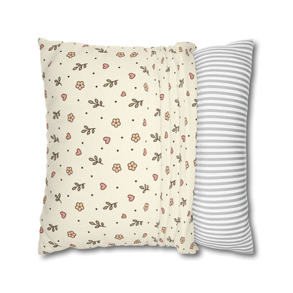 Tiny Floral Pattern Throw Pillowcase