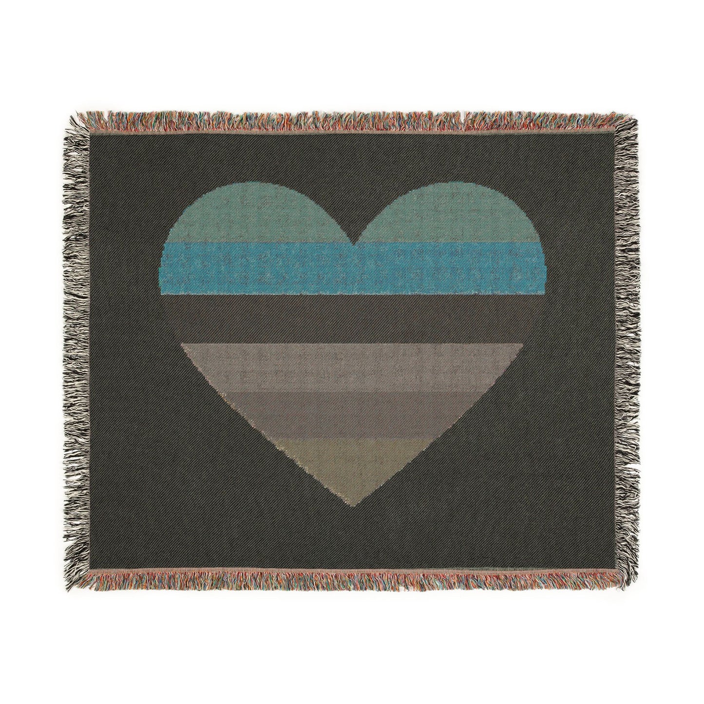 Pride Heart Woven Blanket