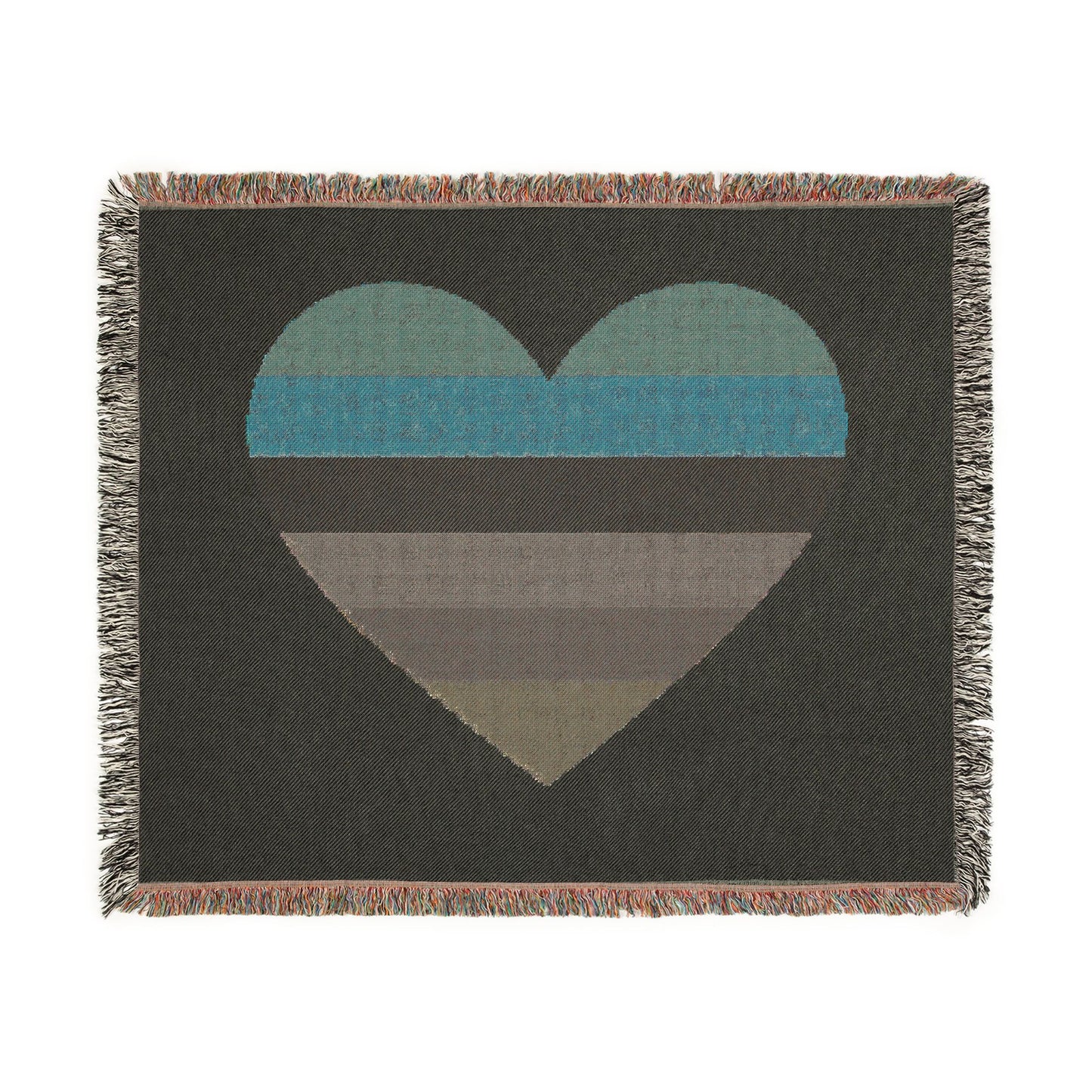 Pride Heart Woven Blanket