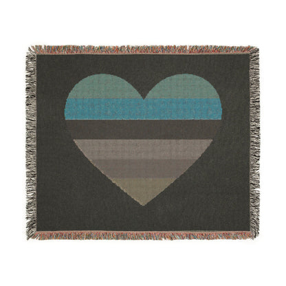 Pride Heart Woven Blanket
