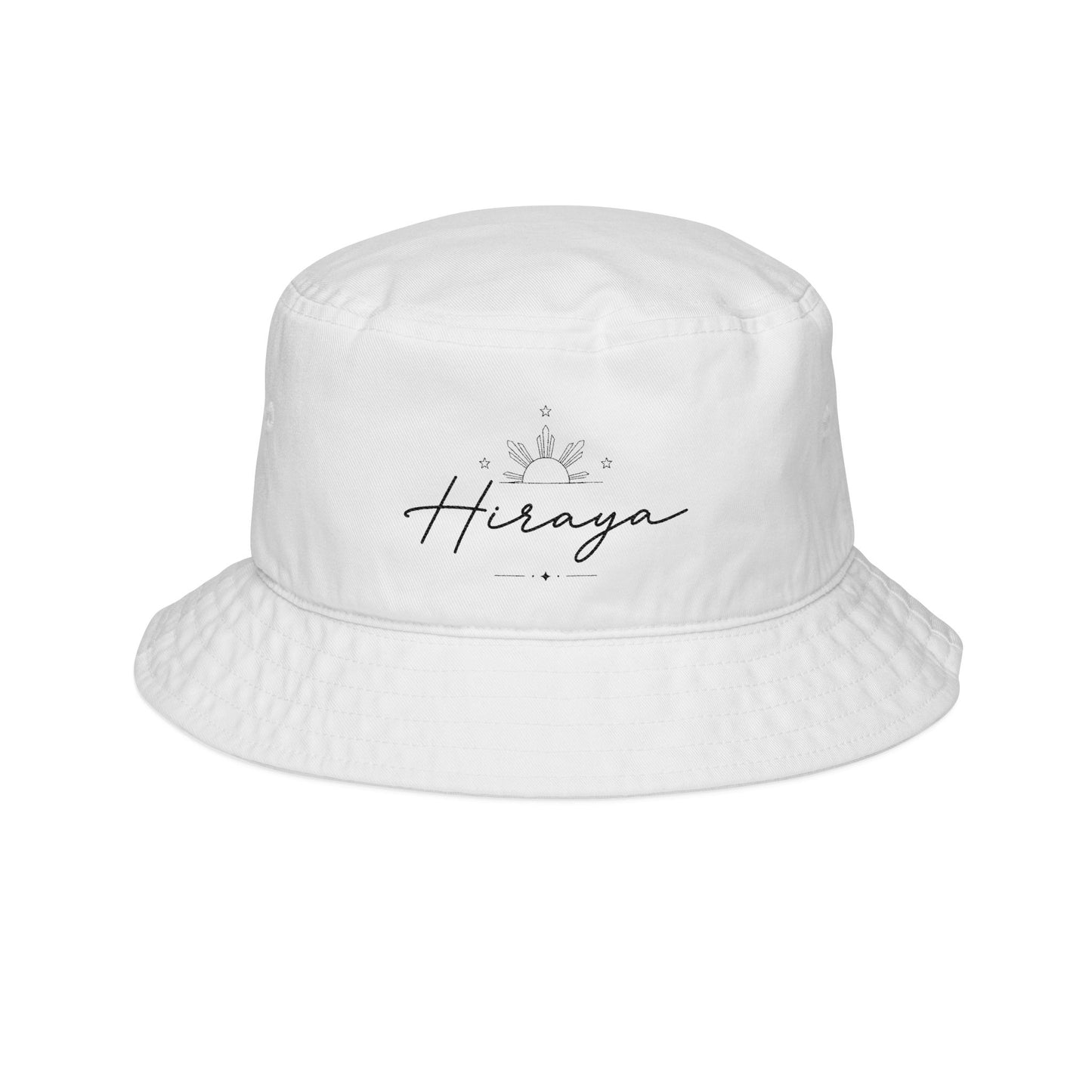 Hiraya Filipino Bucket Hat | Embroidered Flower Design
