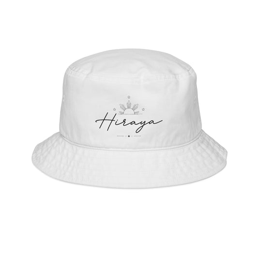 Hiraya Filipino Bucket Hat | Embroidered Flower Design