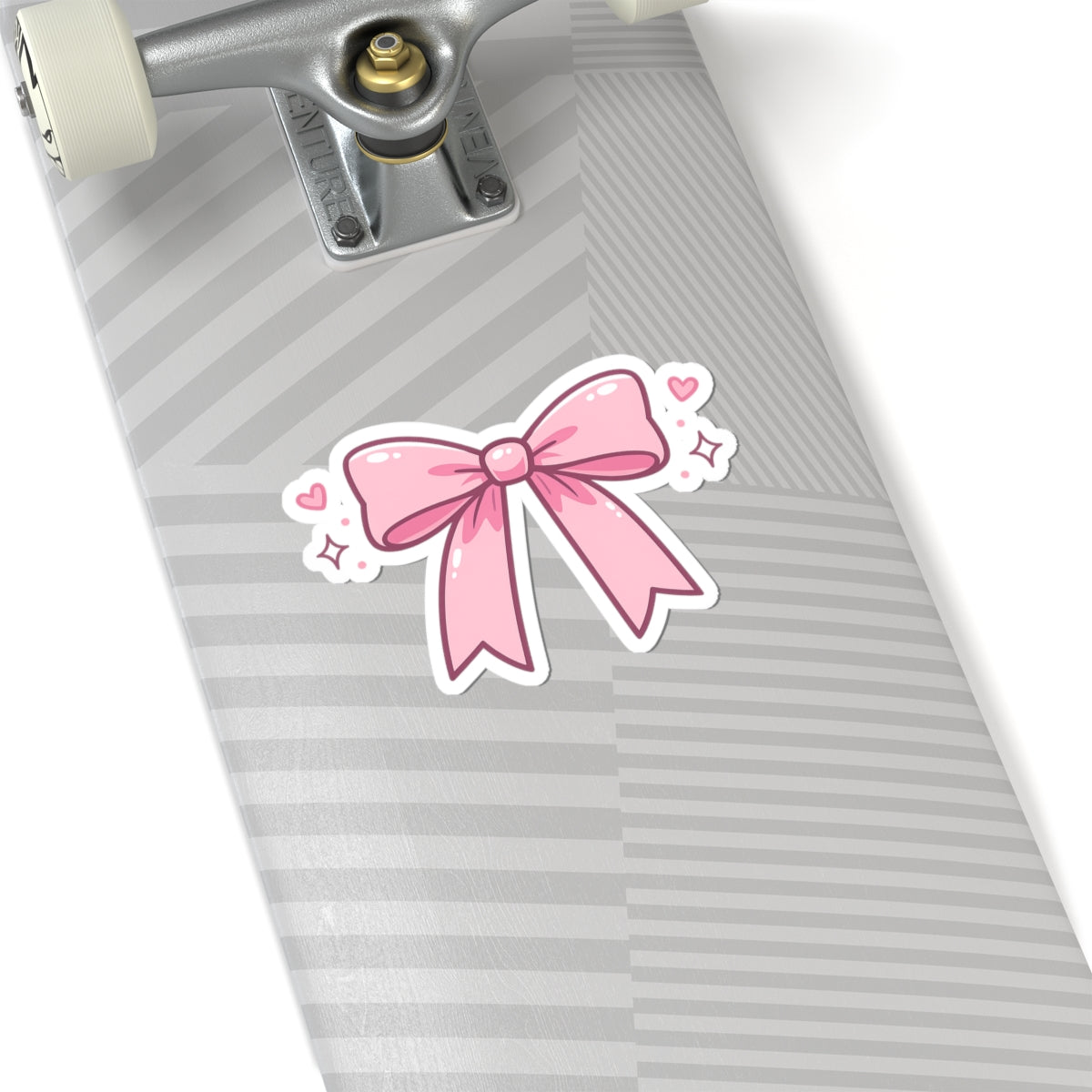 Pink Bow Kiss-Cut Sticker