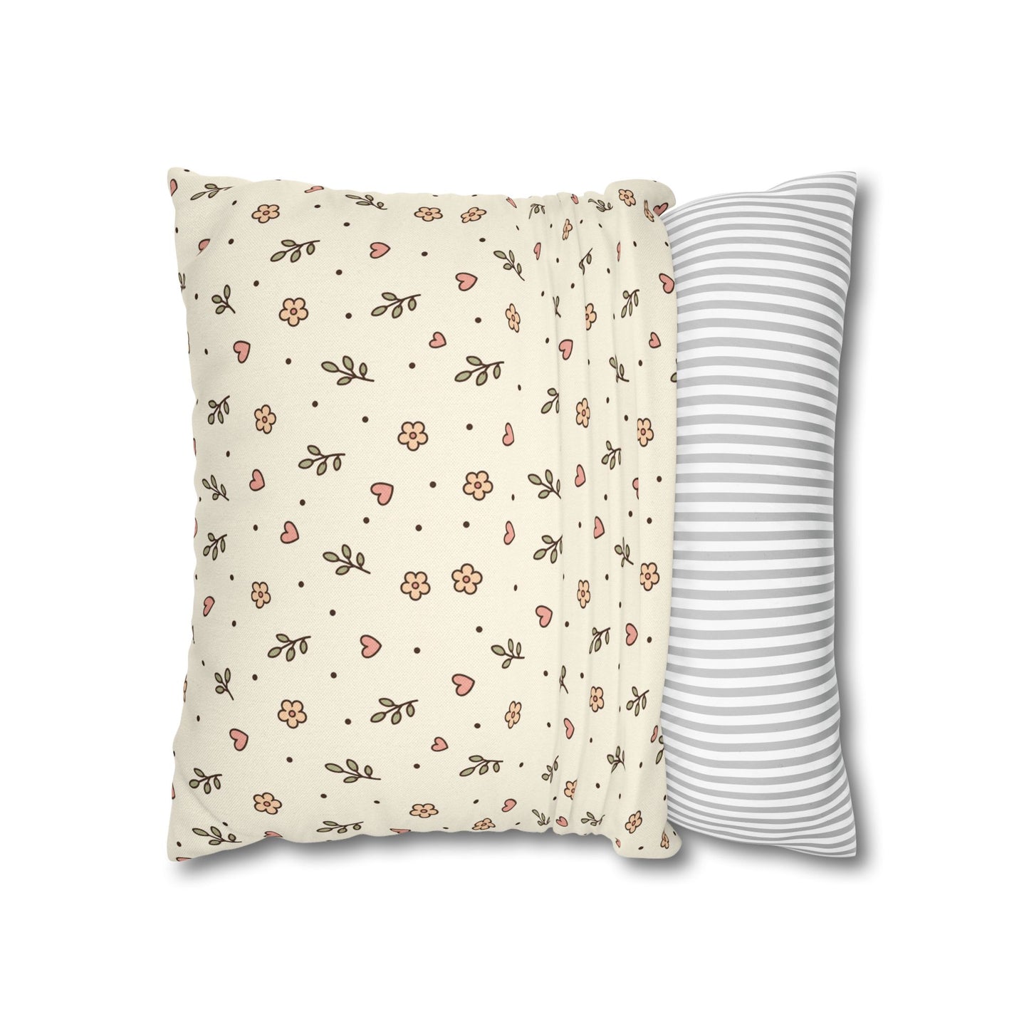 Tiny Floral Pattern Throw Pillowcase