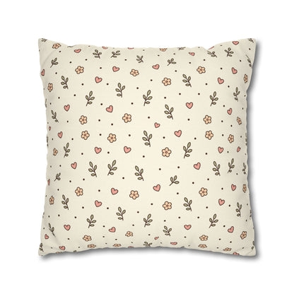 Tiny Floral Pattern Throw Pillowcase