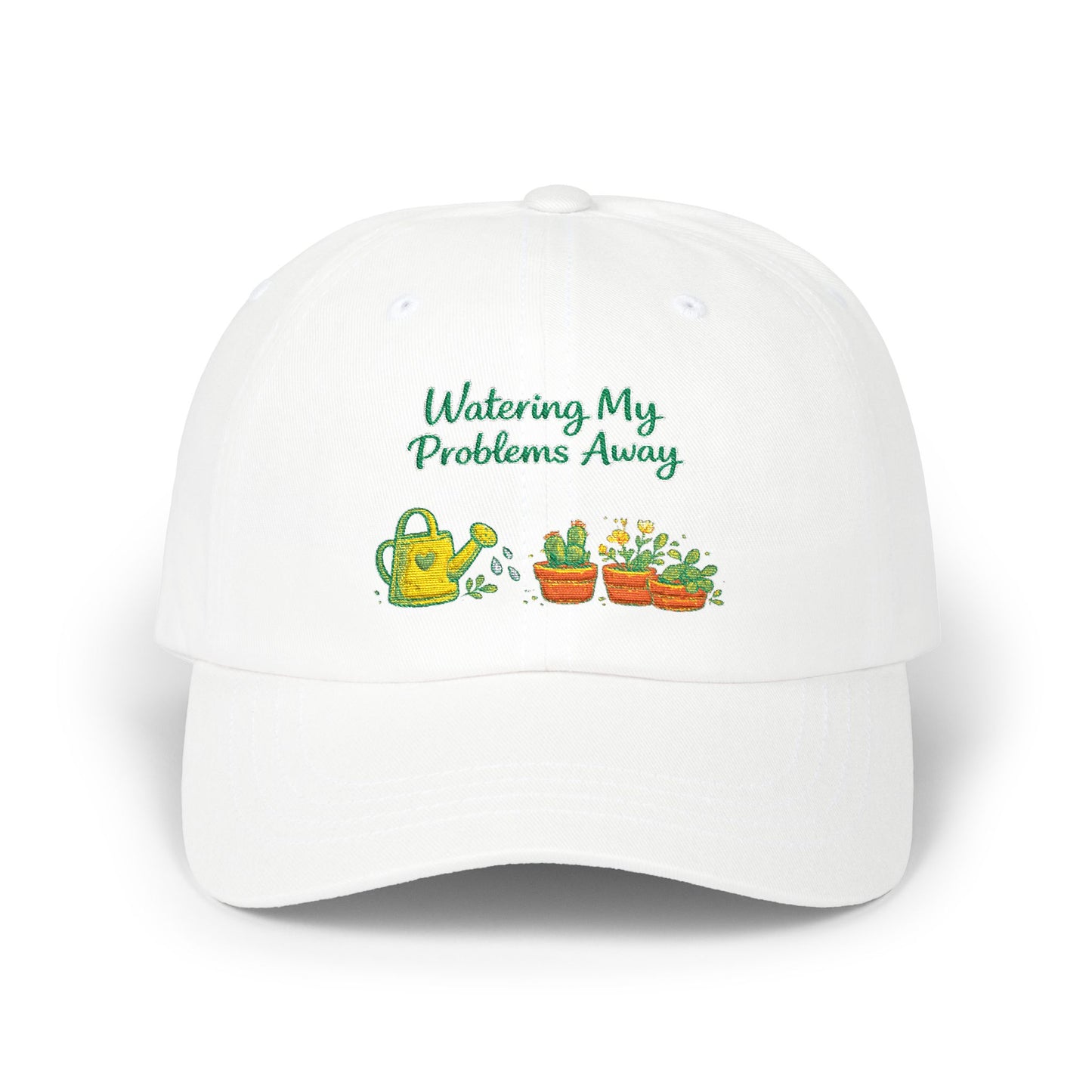 Watering My Problems Away Dad Cap