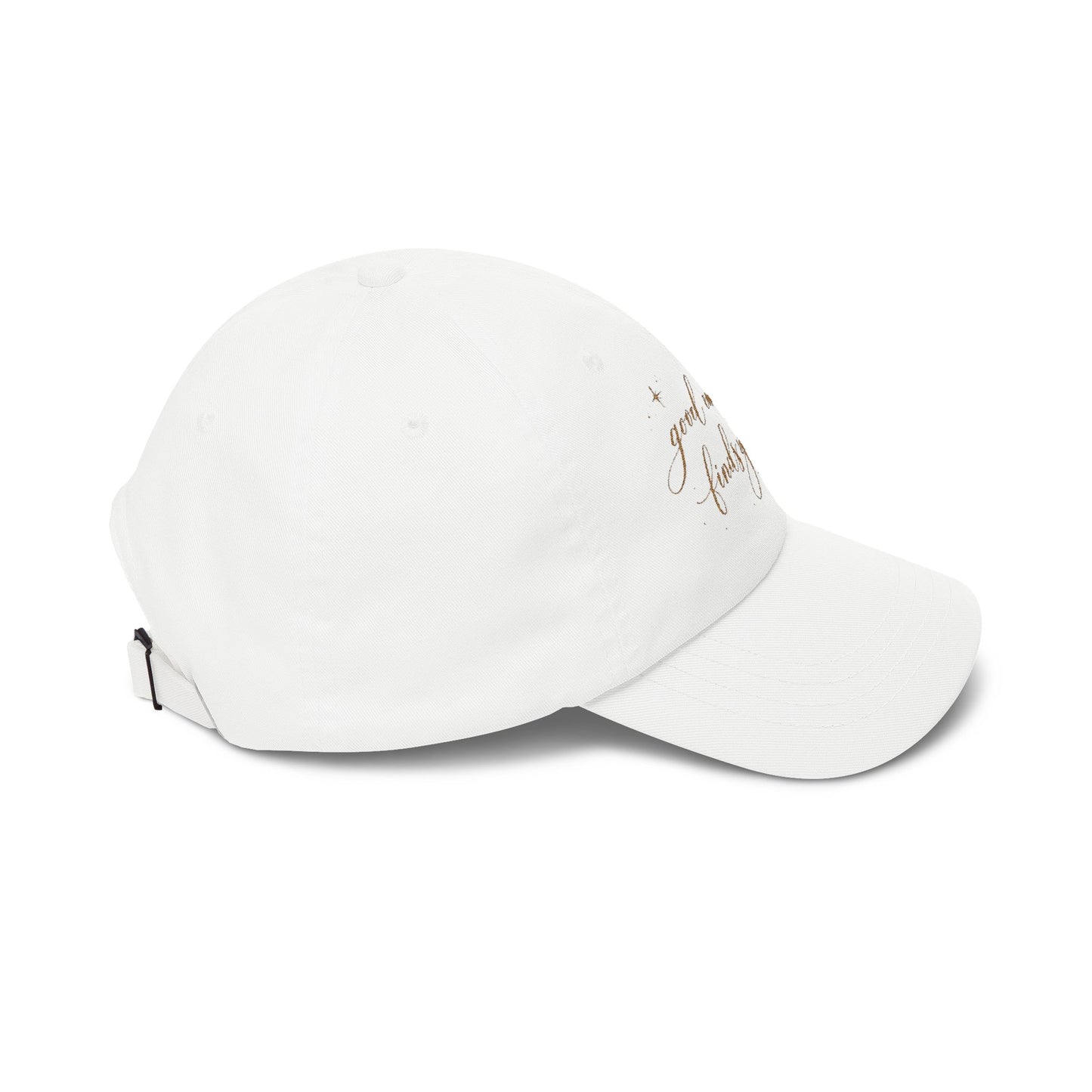 good energy finds you Dad Cap | embroidered script hat