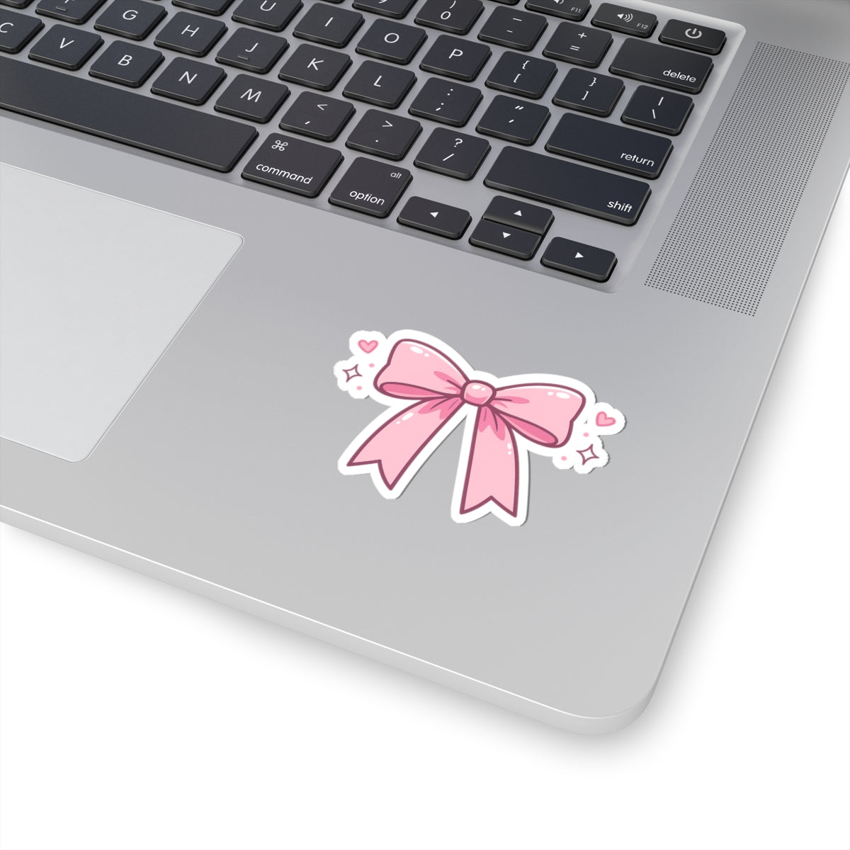 Pink Bow Kiss-Cut Sticker