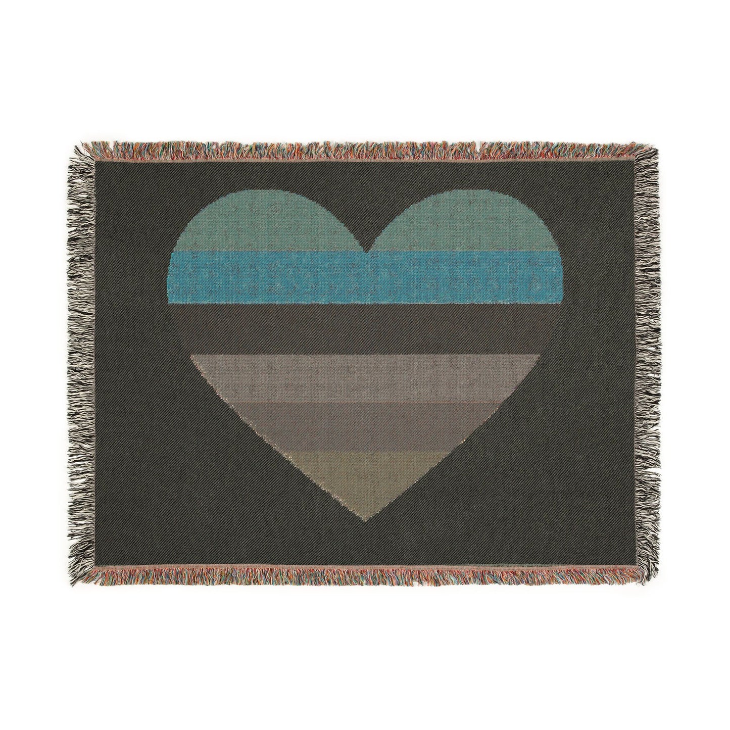 Pride Heart Woven Blanket