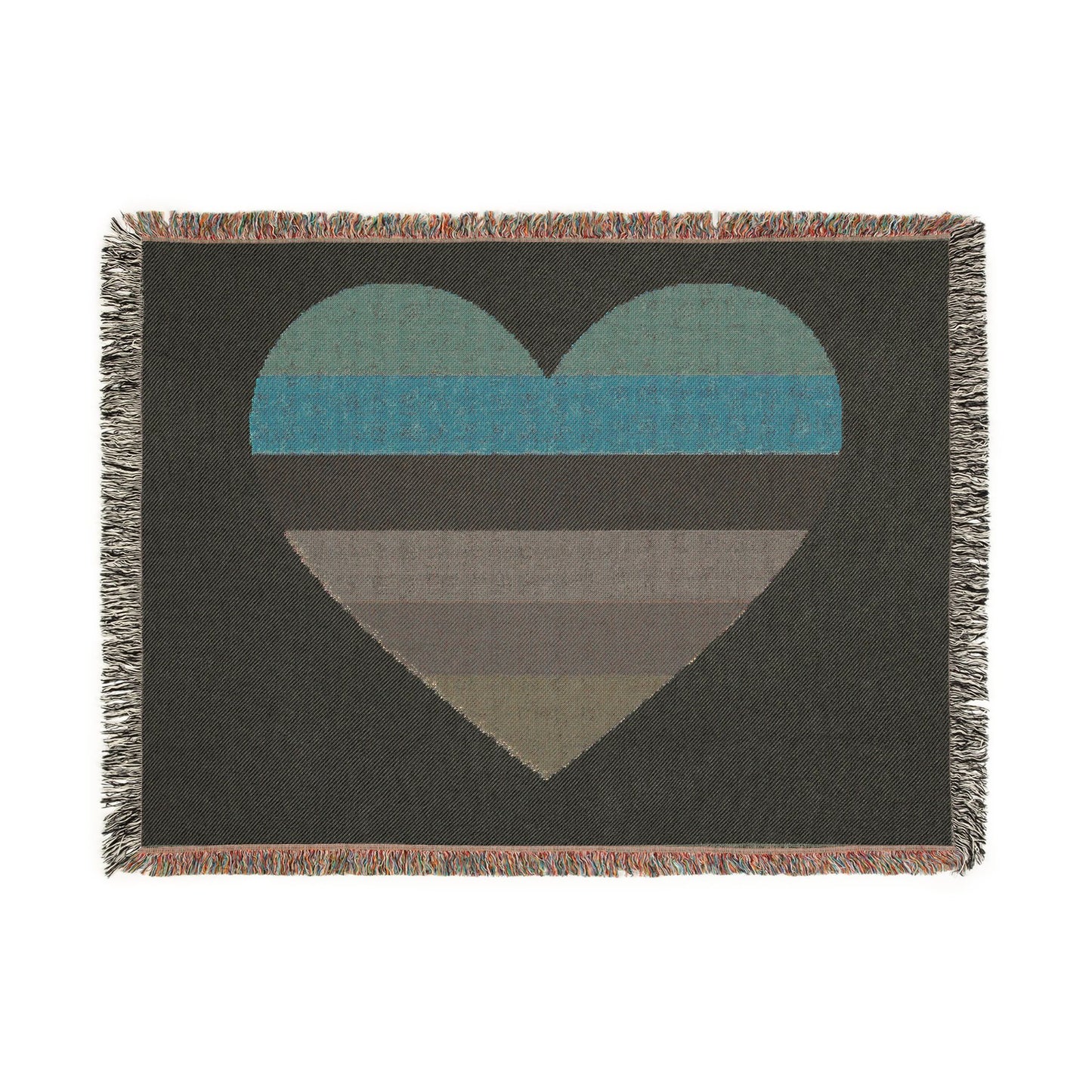 Pride Heart Woven Blanket