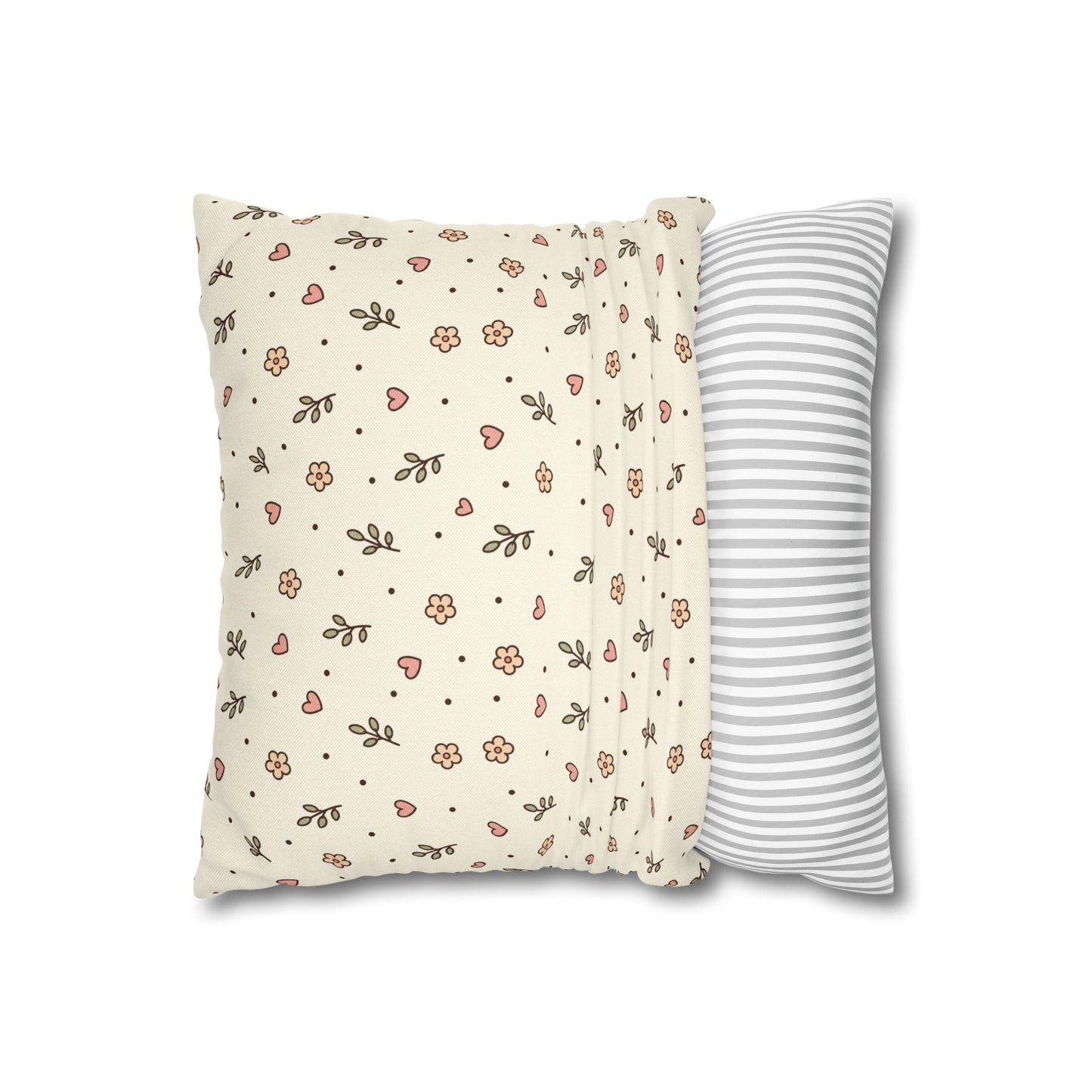 Tiny Floral Pattern Throw Pillowcase