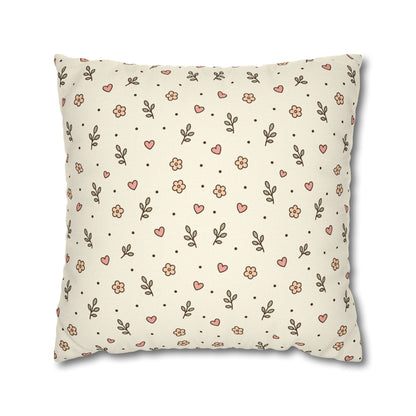 Tiny Floral Pattern Throw Pillowcase