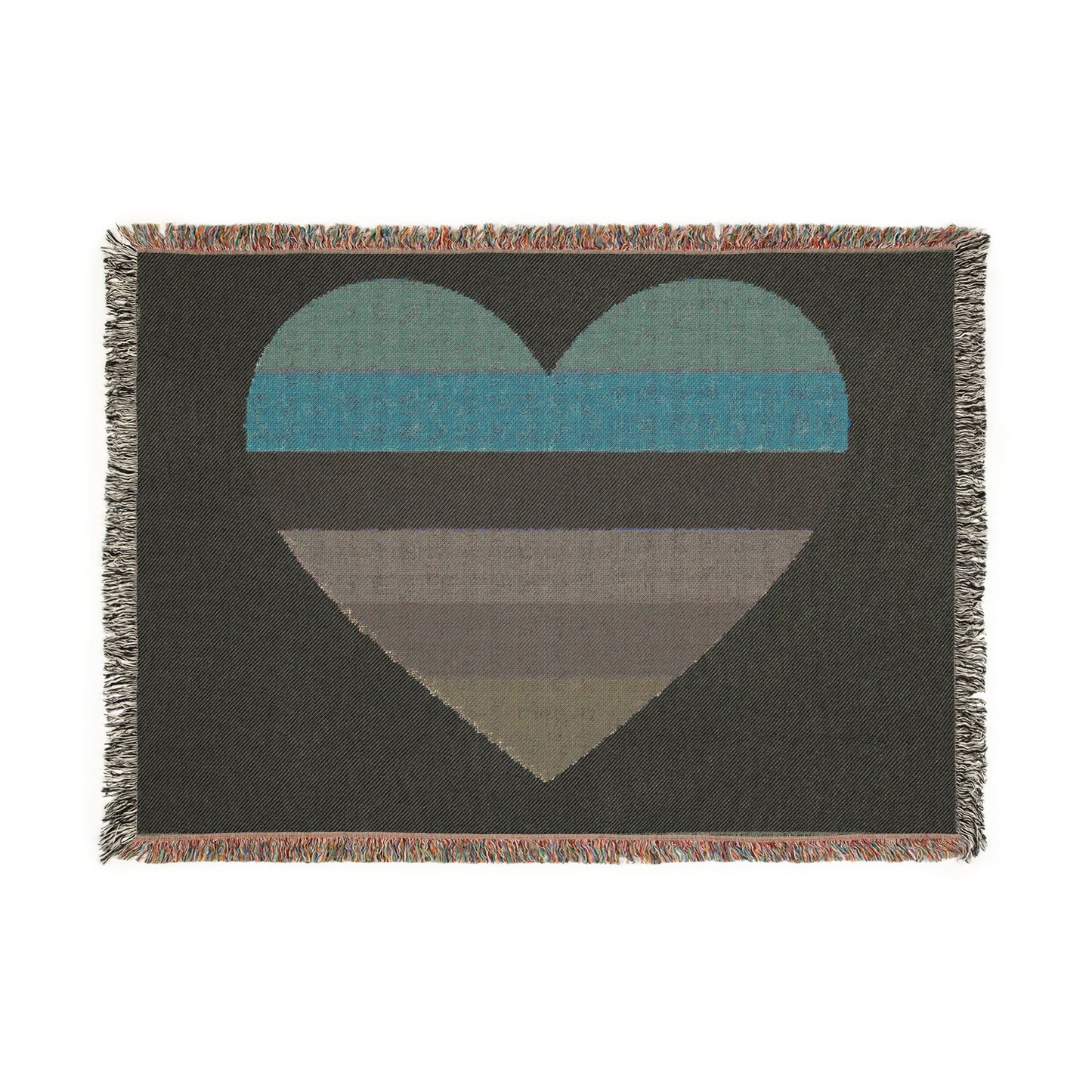 Pride Heart Woven Blanket