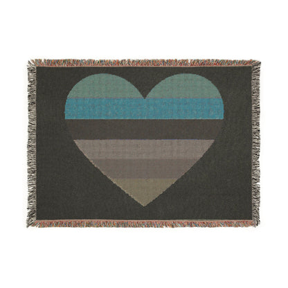 Pride Heart Woven Blanket