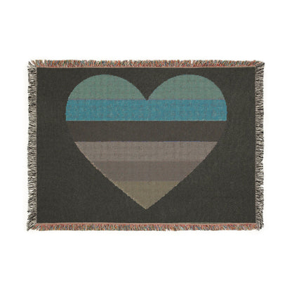 Pride Heart Woven Blanket