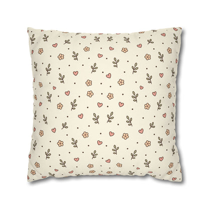 Tiny Floral Pattern Throw Pillowcase