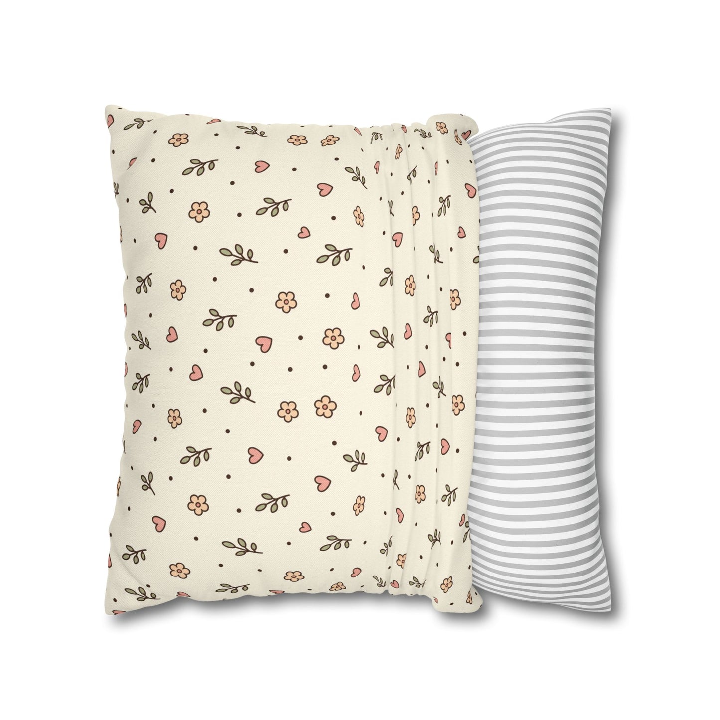 Tiny Floral Pattern Throw Pillowcase