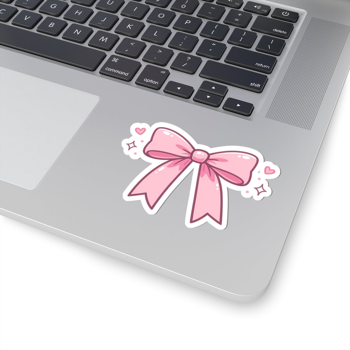 Pink Bow Kiss-Cut Sticker